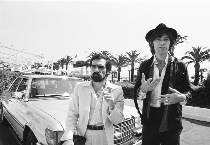 Martin Scorsese y Robbie Robertson. Además de "El último vals", el músico trabajó en varios filmes del director. Foto AP