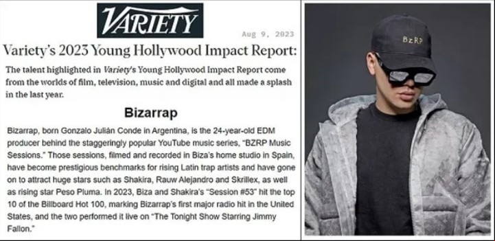La publicación de la revista Variety