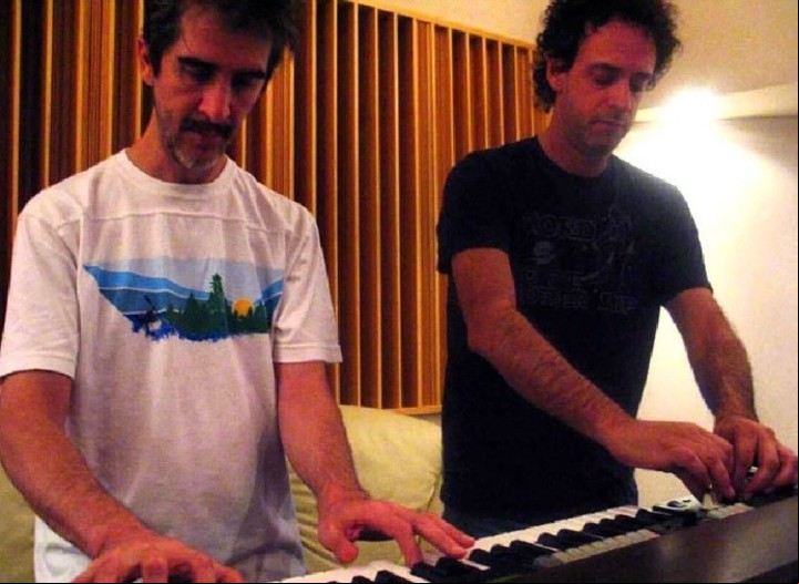 Tweety Gonzalez y Gustavo Cerati, en la época de "Ahí vamos". Foto FB