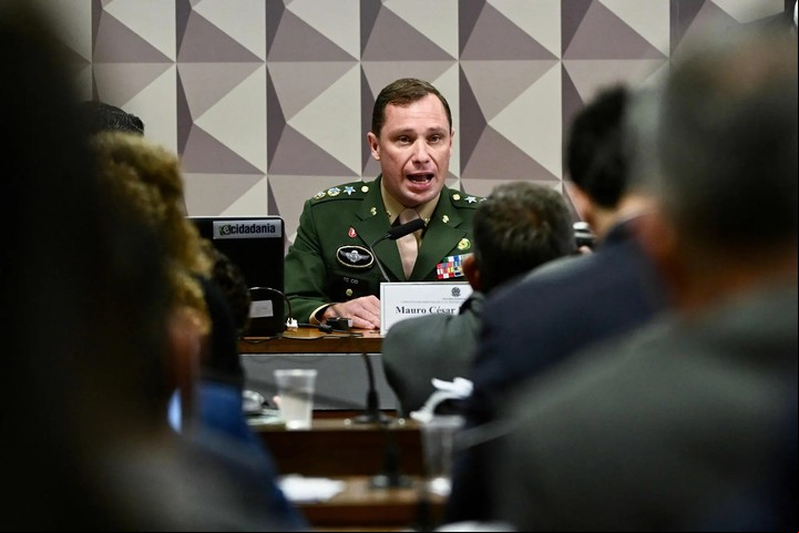 La policía dijo que el ayudante personal de Bolsonaro, el teniente coronel Mauro Cid, vendió regalos de gobiernos extranjeros. Foto.Evaristo Sa/Agence -Presse - Getty Images