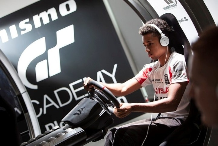 Jann Mardenborough, cuando ingresó a la competencia de la GT Academy de Nissan.