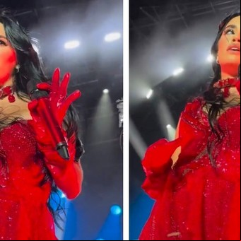 A Lali Espósito se le cortó la música en pleno show y esta fue su reacción