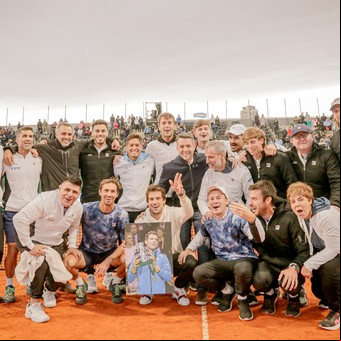 El homenaje a Guido Pella, a días de su retiro: "La Davis fue lo mejor de mi carrera"
