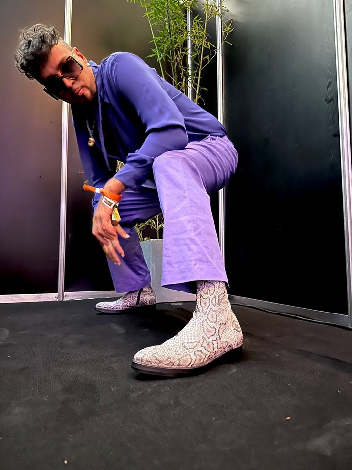 A los 46 años, Dante sigue creyendo en la fusión defunk, rap y rock nacional. /Foto: Martín Bonetto.