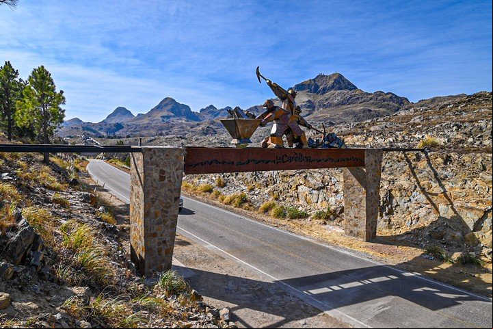 La Carolina, pueblo minero en San Luis. Foto Secretaría de Turismo de San Luis