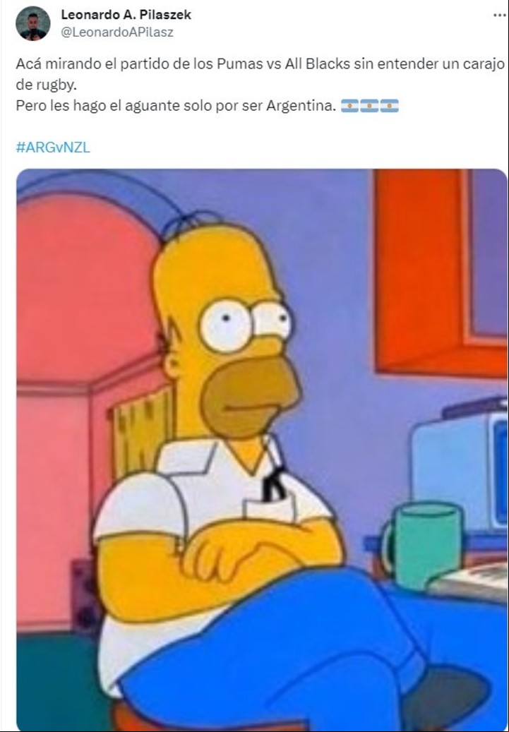Memes del partido Los Pumas vs. All Blacks