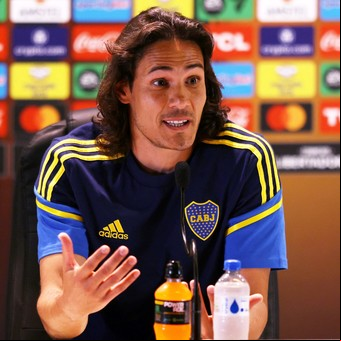 "Es el partido de mi vida", reconoció un emocionado Edinson Cavani antes de jugar con Boca la final de la Copa Libertadores contra Fluminense