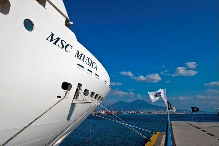 De puerto en puerto, el barco MSC Musica. Foto MSC Cruceros