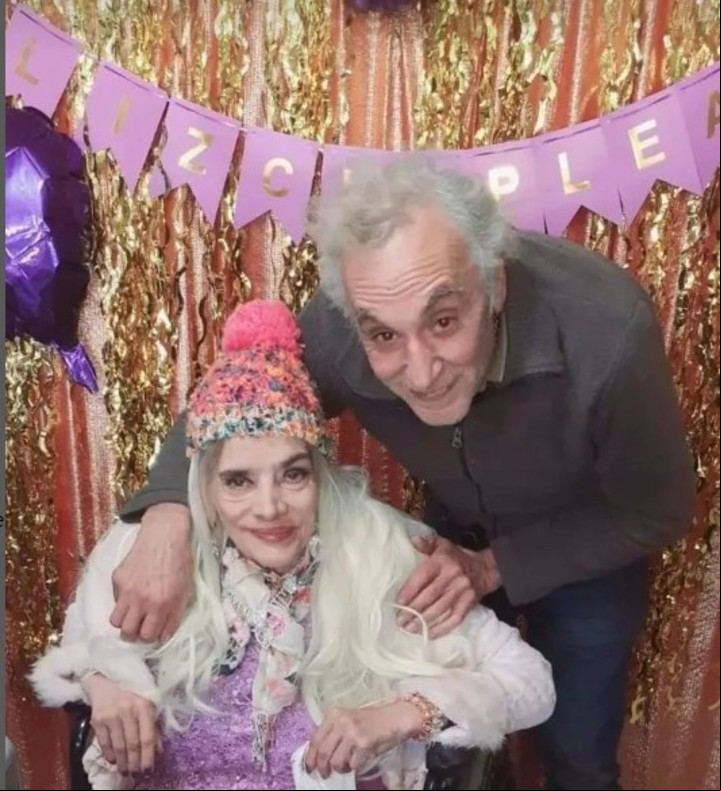 Tony Salatino junto a Lía Crucet. Foto: Archivo.