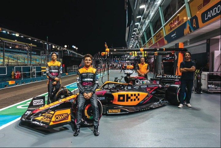 OKX uno de los pricipales sponsors de McLaren.
