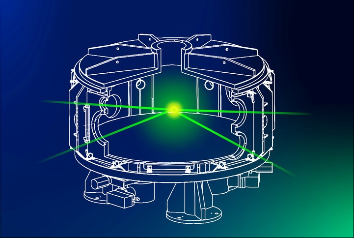 Diagrama del reactor de fusión de Focused Energy, que utiliza láseres de estado sólido. Foto Focused Energy