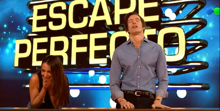 Iván de Pineda y la China Ansa, en Escape perfecto.