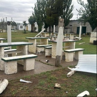 La tormenta golpeó fuerte en el sur de la Provincia: afectó a Monte Hermoso, Ingeniero White y castigó a Bahía Blanca