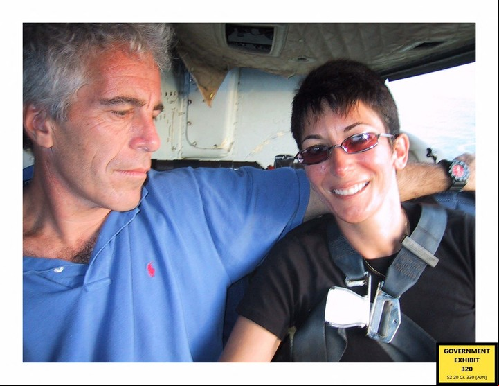 Jeffrey Epstein y Ghislaine Maxwell. Foto AP