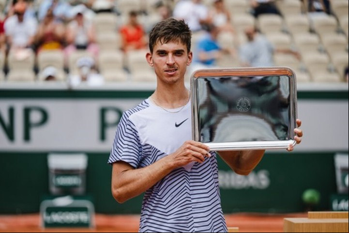 Dino Prizmic, el único croata campeón de Roland Garros Junior. (Daniel Kopatsch)
