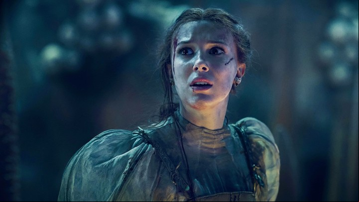 Millie en "Damsel", que estrena el 8 de marzo. Foto Netflix