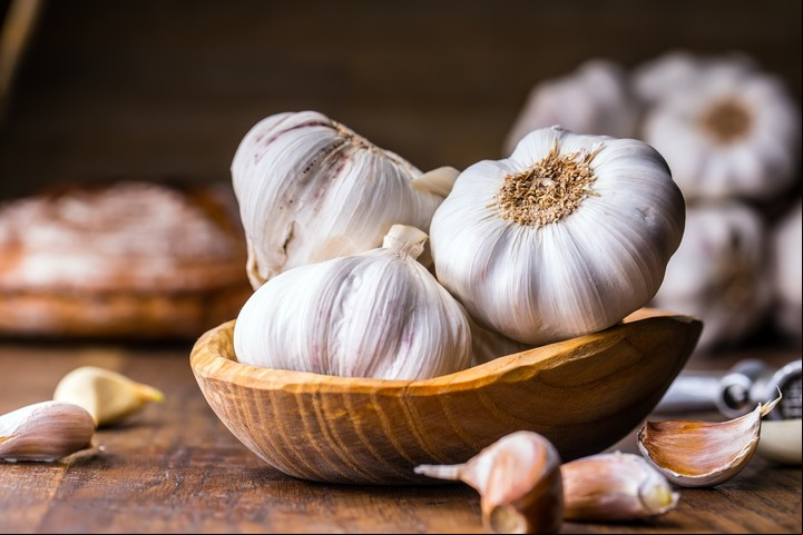 El ajo cuenta con múltiples propiedades positivas para la salud. Foto Shutterstock.