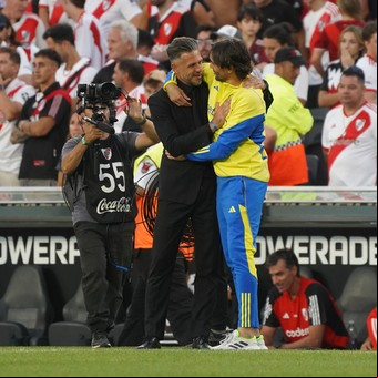 River vs Boca, en Córdoba: Demichelis y Martínez se vuelven a encontrar después de aquel abrazo que escondía una puñalada