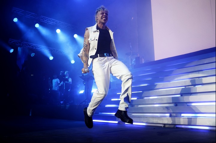 Luck Ra en su primer Luna Park. Repite este domingo y ya agregó dos Movistar Arena para mayo. Foto: Emmanuel Fernández