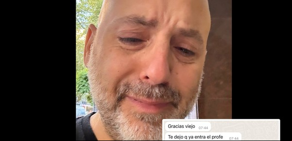 José María Muscari reveló el mensaje que le mandó a su hijo en su segundo día de clases