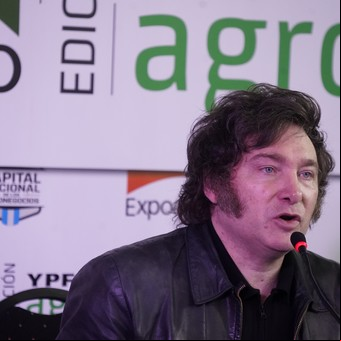 Javier Milei en Expoagro: "El proceso de desinflación es fuerte, estará en 15% en febrero"