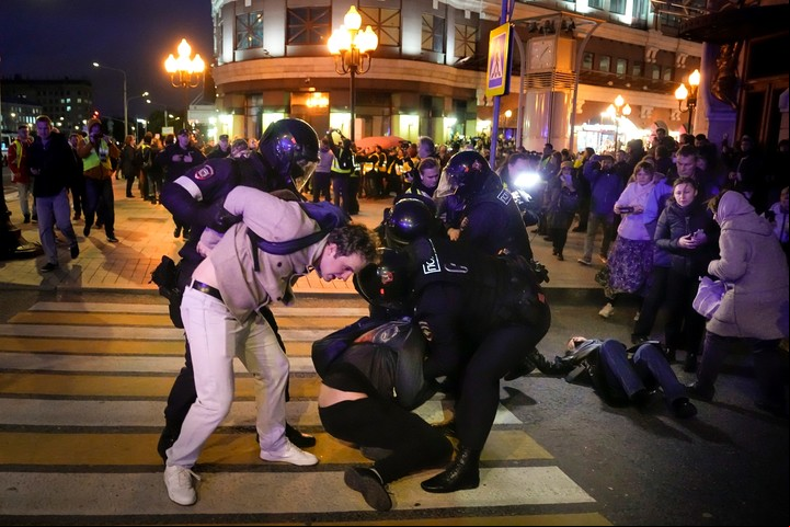 Las grandes represiones comenzaron paulatinamente después de que Putin llegó al poder. Foto: AP