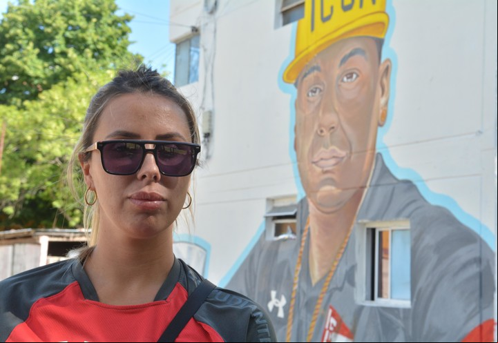 Anabela reclama justicia por el crimen de "Pipi" Alonso. Foto: Mauricio Nievas