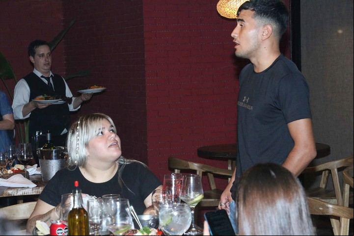 More Rial en su primera salida con su nuevo novio. Foto: MóvilPress.