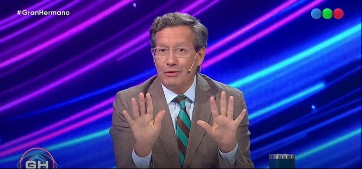 Ceferino Reato dice que Gran Hermano funciona tan bien en el rating y en el streaming, que la gente no piensa en los premios, a pesar de lo importantes que son. Captura TV.