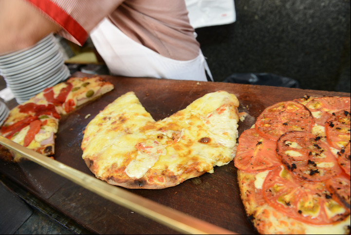 Las pizzas de Güerrin Foto: Luciano Thieberger.