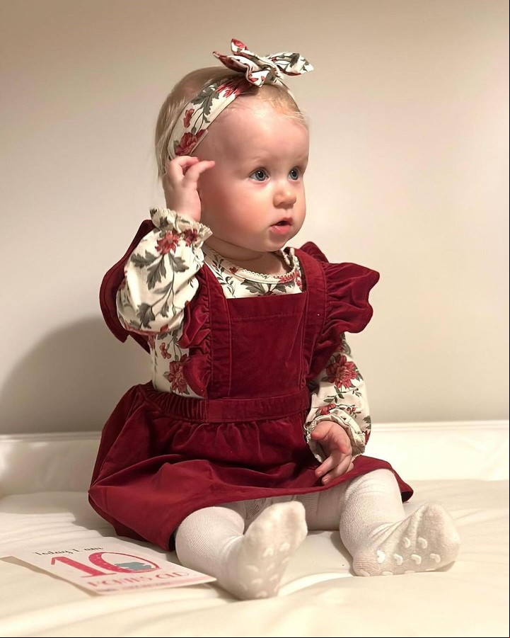 Maxi López y Daniela Christiansson mostraron el rostro de su hija Elle por primera vez. Instagram
