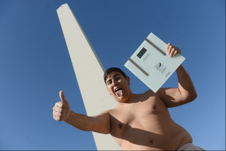 El Chapu Martínez: "El apoyo que estoy recibiendo es muy grande". Foto Luciano Thieberger.