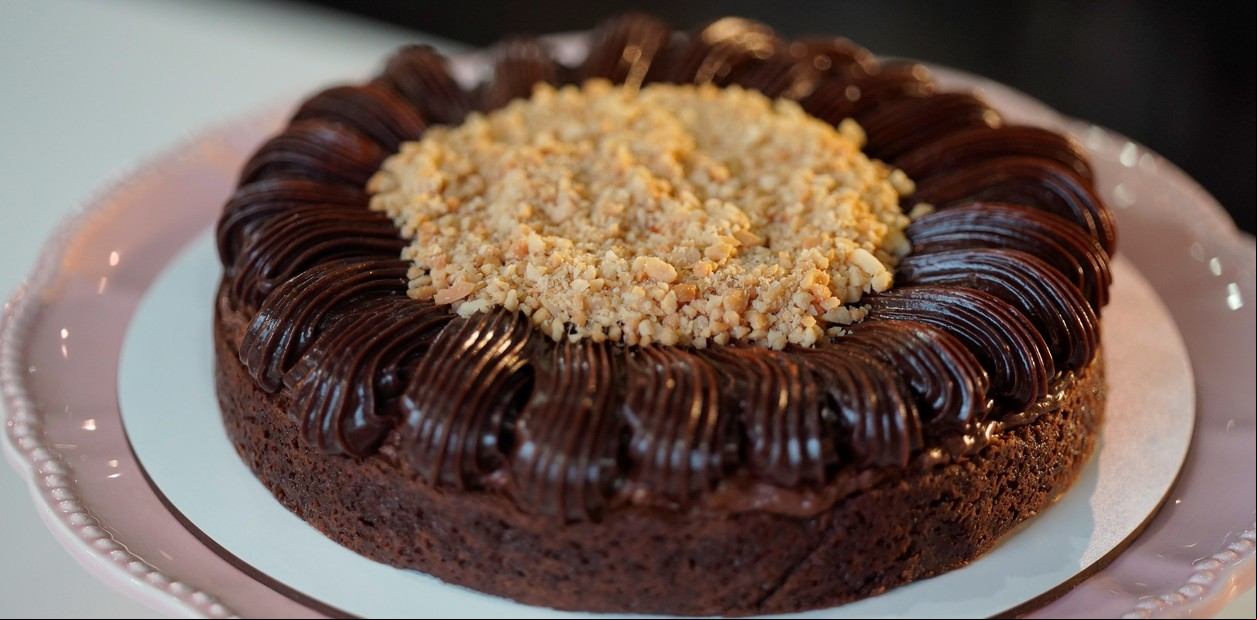 Receta de Torta de chocolate y maní