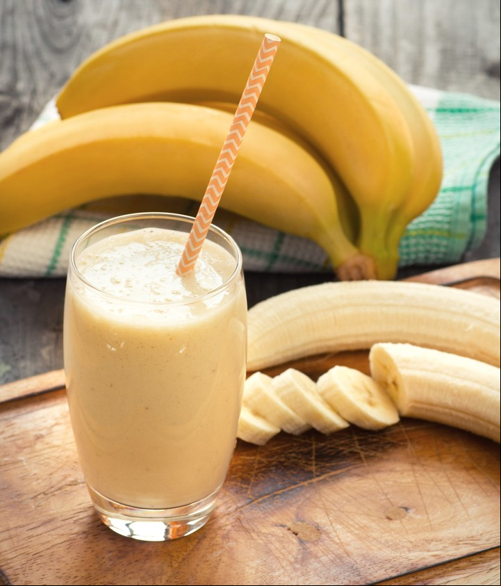 Licuado de banana, un clásico repleto de nutrientes. Foto: Shutterstock