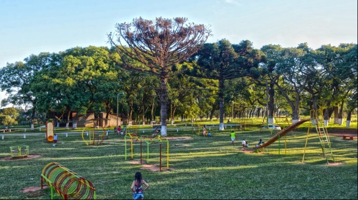 Parque Municipal Juan Perón, en Paso de los Libres, Corrientes.