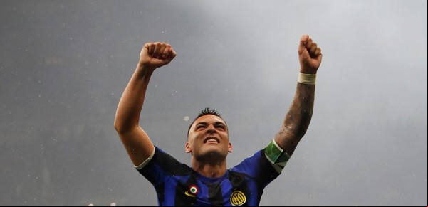 El Inter de Lautaro Martínez ganó el derbi frente al Milan y gritó campeón cinco fechas antes del final del Calcio