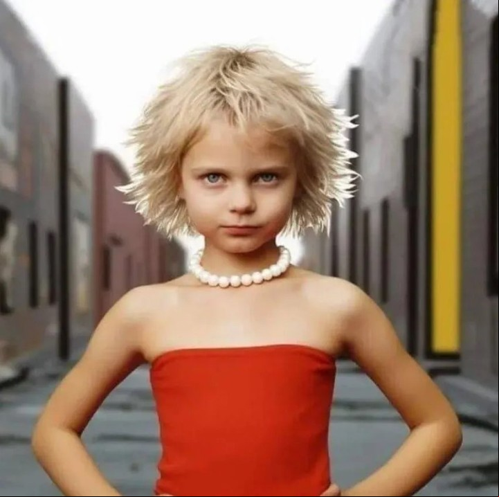 Así se vería Lisa Simpson si existiera en la vida real.