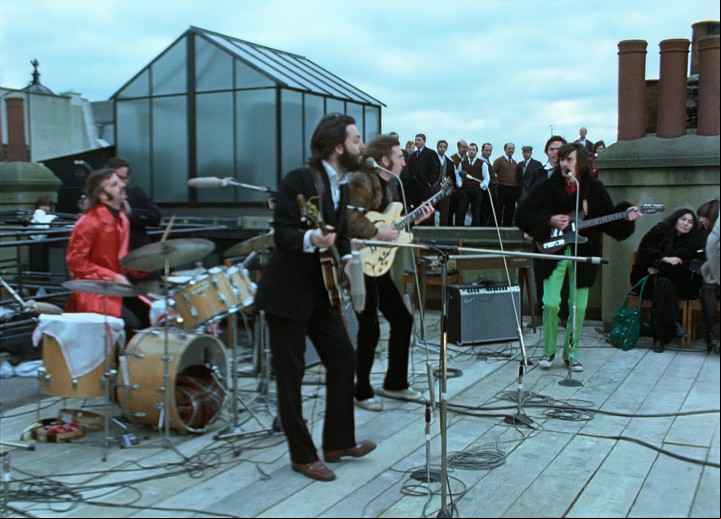 El show en la terraza sería finalmente la despedida de Los Beatles. Foto: EFE