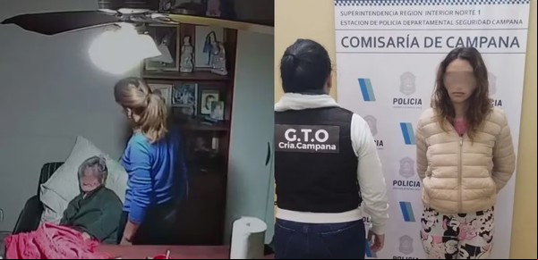 Detuvieron a una cuidadora que maltrataba a una anciana con Alzheimer: "Resultó ser una reverenda hija de..."