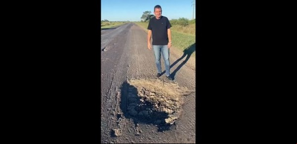"Abandono y muerte": quejas por el estado de una ruta clave para el campo