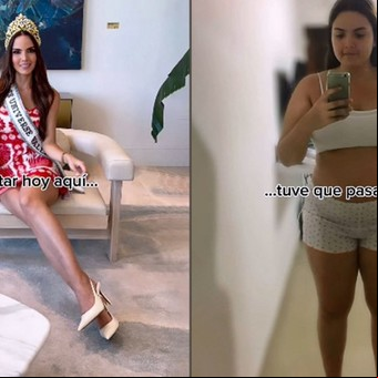 Pesaba 106 kilos y ahora va a participar en el concurso de Miss Universo