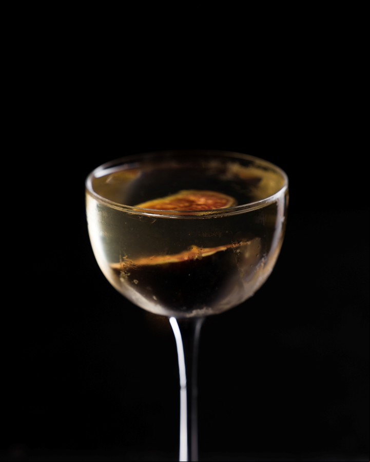 Fig Martini, uno de los tragos de Handshake Speakeasy.