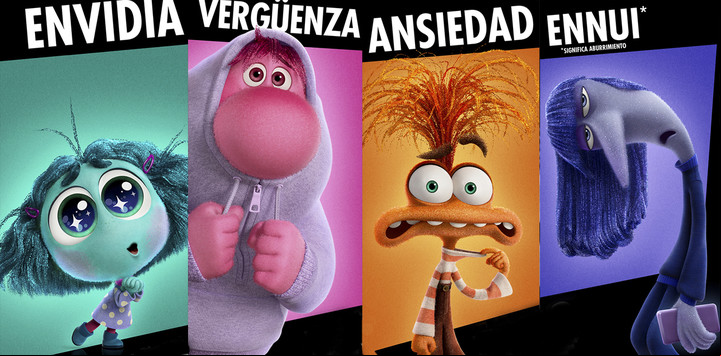 Las nuevas emociones que se instalaron en la cabecita de Riley.