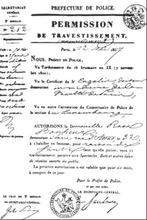 El permiso de "travestismos" para Rosa Bonheur. Foto: archivo