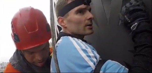 "Estoy muy nervioso, me da miedo": el video por dentro de cómo atraparon al "Hombre Araña" polaco de Retiro