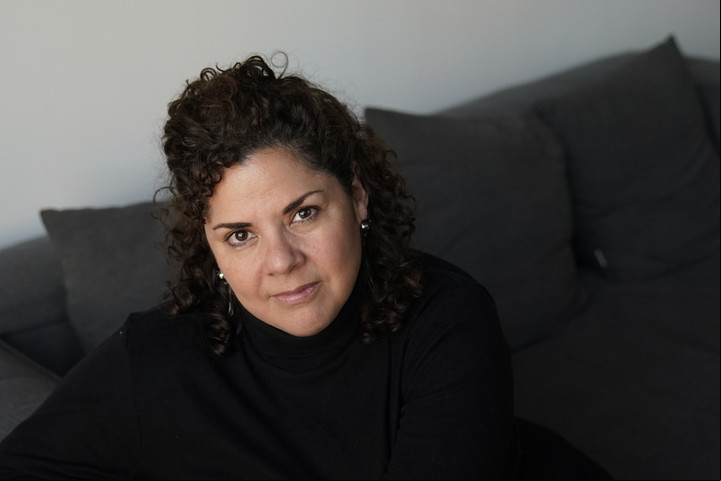 La escritora María Fernanda Ampuero en la Argentina. Foto: Fernando de la Orden.