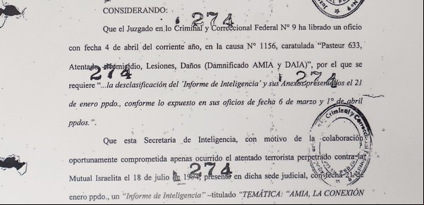 Exclusivo: revelan un informe secreto y confidencial de la ex SIDE sobre el rol de Irán en el atentado a la AMIA