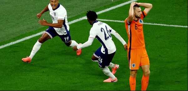 Inglaterra venció sobre la hora a Países Bajos y va por la revancha en la final de la Eurocopa