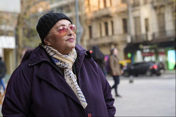 Brasil en Buenos Aires. María Creuza tiene un marido porteño y vive en el microcentro. Foto Cleo Bouza