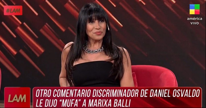 Marixa Balli, sobre Daniel Osvaldo: "Es patético, atrasa". Captura TV.